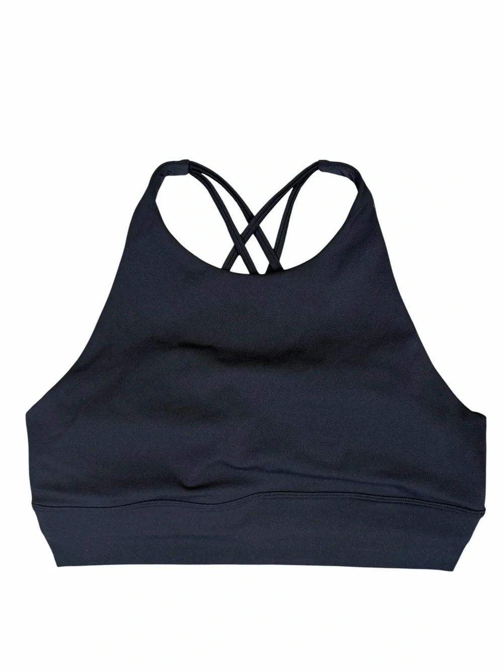 Aritzia Golden Black Strappy Sports Bra Size L